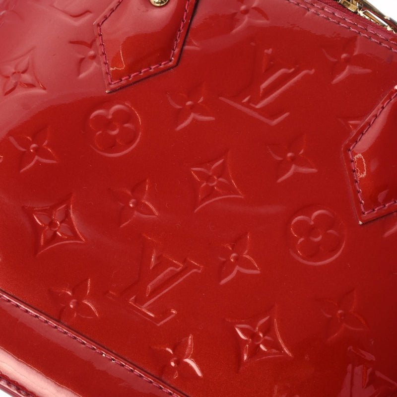 LOUIS VUITTON ルイヴィトン ヴェルニ アルマ BB 2WAY ポムダムール M90174 レディース モノグラムヴェルニ ハンドバッグ Bランク 中古 銀蔵