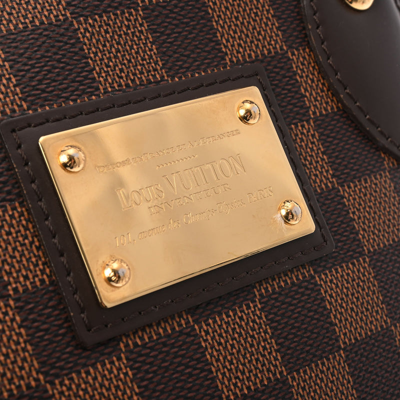 LOUIS VUITTON ルイヴィトン ダミエ ハムステッド PM ブラウン N51205 レディース ダミエキャンバス ハンドバッグ ABランク 中古 銀蔵