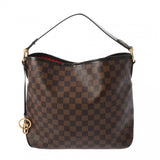 LOUIS VUITTON ルイヴィトン ダミエ ディライトフル PM セミショルダー ブラウン N41459 レディース ダミエキャンバス ショルダーバッグ Bランク 中古 銀蔵
