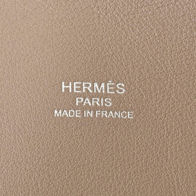 HERMES エルメス ボリード1923 25 エトゥープ パラジウム金具 U刻印(2022年頃) レディース ヴォーエプソン ハンドバッグ Bランク 中古 銀蔵