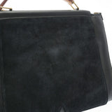 HERMES エルメス プレジデント 黒/緑/茶 ○R刻印(1988年頃)  メンズ ヴォーグレネ/リザード/ドブリス ビジネスバッグ ABランク 中古 銀蔵