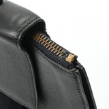 HERMES エルメス プレジデント 黒/緑/茶 ○R刻印(1988年頃)  メンズ ヴォーグレネ/リザード/ドブリス ビジネスバッグ ABランク 中古 銀蔵