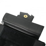 HERMES エルメス プレジデント 黒/緑/茶 ○R刻印(1988年頃)  メンズ ヴォーグレネ/リザード/ドブリス ビジネスバッグ ABランク 中古 銀蔵