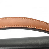 HERMES エルメス プレジデント 黒/緑/茶 ○R刻印(1988年頃)  メンズ ヴォーグレネ/リザード/ドブリス ビジネスバッグ ABランク 中古 銀蔵