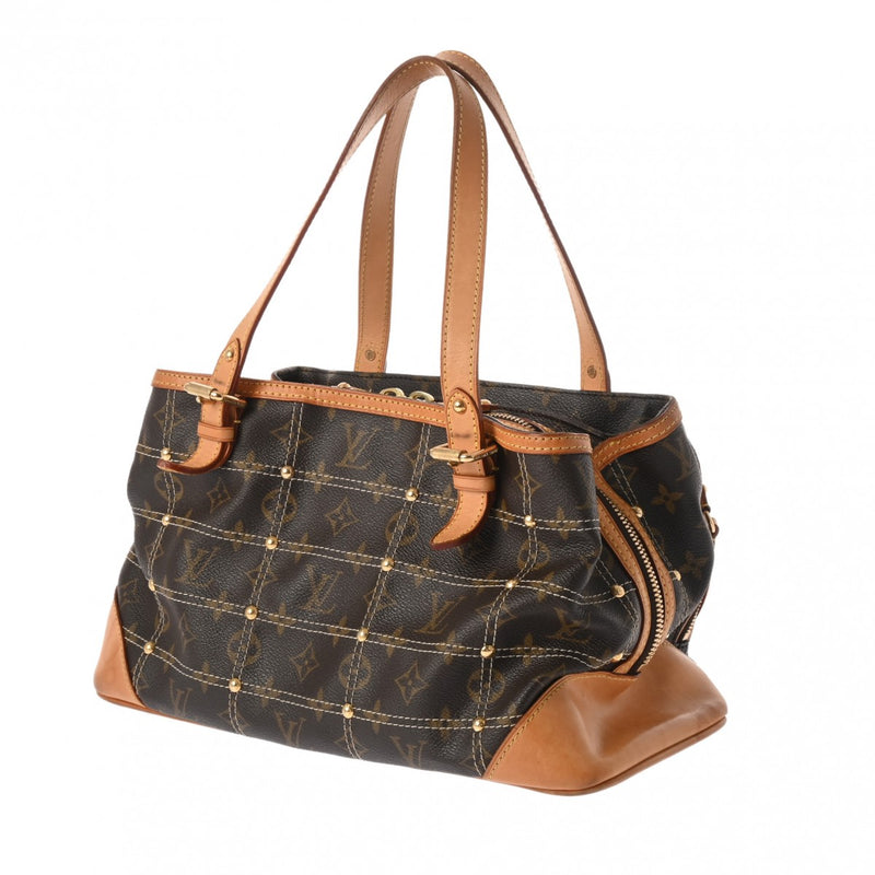 LOUIS VUITTON ルイヴィトン モノグラム リヴェット ブラウン M40140 レディース モノグラムキャンバス ハンドバッグ Bランク  中古 銀蔵