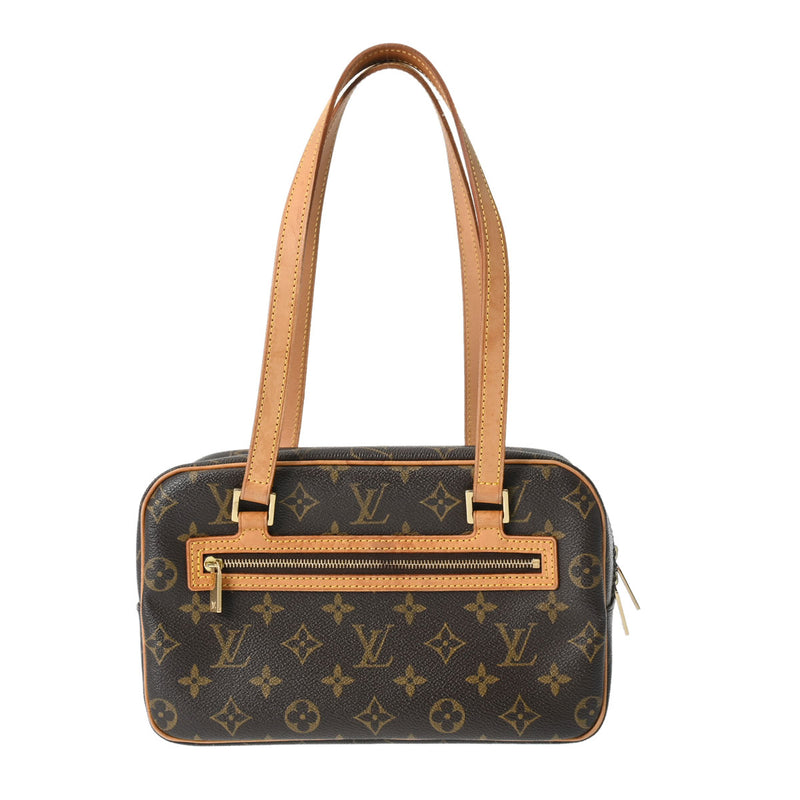 LOUIS VUITTON ルイヴィトン モノグラム シテ MM ブラウン M51182 レディース モノグラムキャンバス ハンドバッグ Bランク 中古 銀蔵