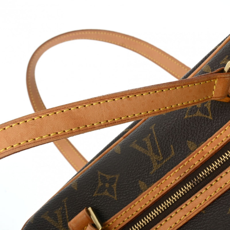 LOUIS VUITTON ルイヴィトン モノグラム シテ MM ブラウン M51182 レディース モノグラムキャンバス ハンドバッグ Bランク 中古 銀蔵