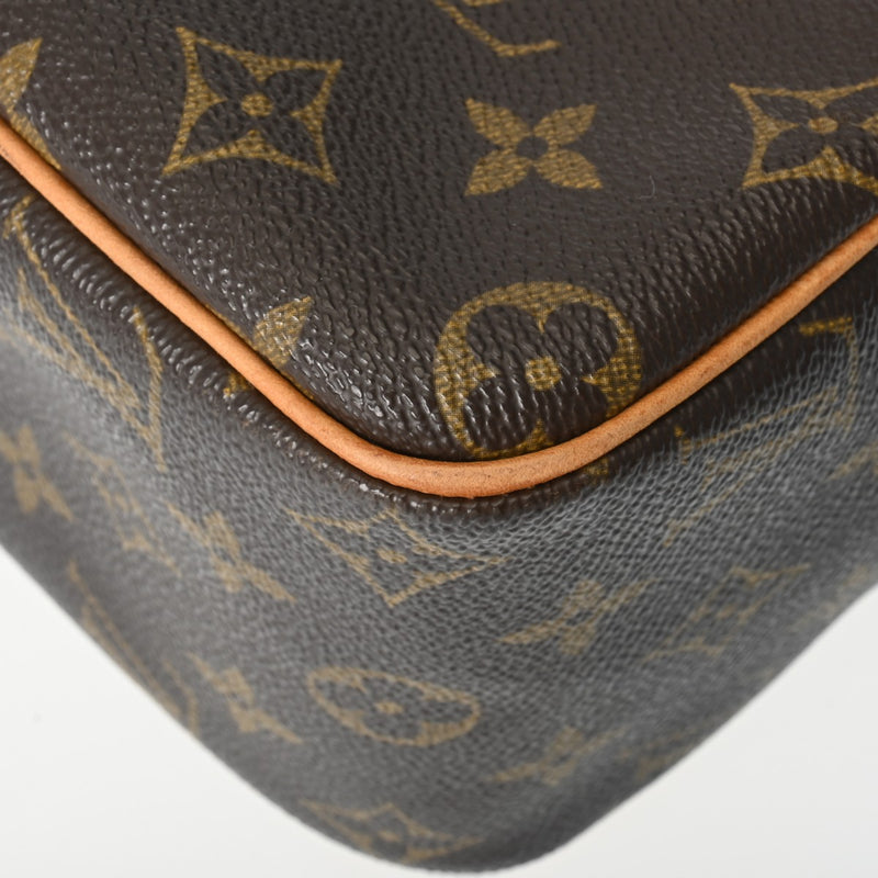 LOUIS VUITTON ルイヴィトン モノグラム シテ MM ブラウン M51182 レディース モノグラムキャンバス ハンドバッグ Bランク 中古 銀蔵