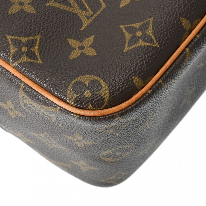 LOUIS VUITTON ルイヴィトン モノグラム シテ MM ブラウン M51182 レディース モノグラムキャンバス ハンドバッグ Bランク 中古 銀蔵