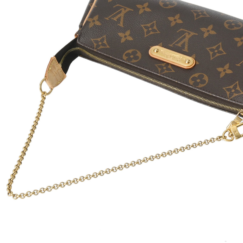 LOUIS VUITTON ルイヴィトン モノグラム エヴァ 2WAY ブラウン M95567 レディース モノグラムキャンバス ショルダーバッグ Bランク 中古 銀蔵