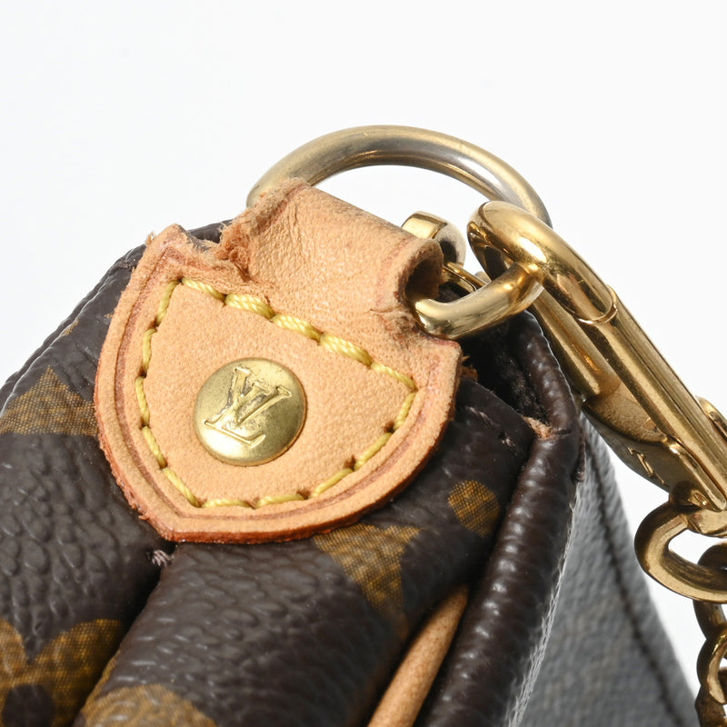 LOUIS VUITTON ルイヴィトン モノグラム エヴァ 2WAY ブラウン M95567 レディース モノグラムキャンバス ショルダーバッグ Bランク 中古 銀蔵