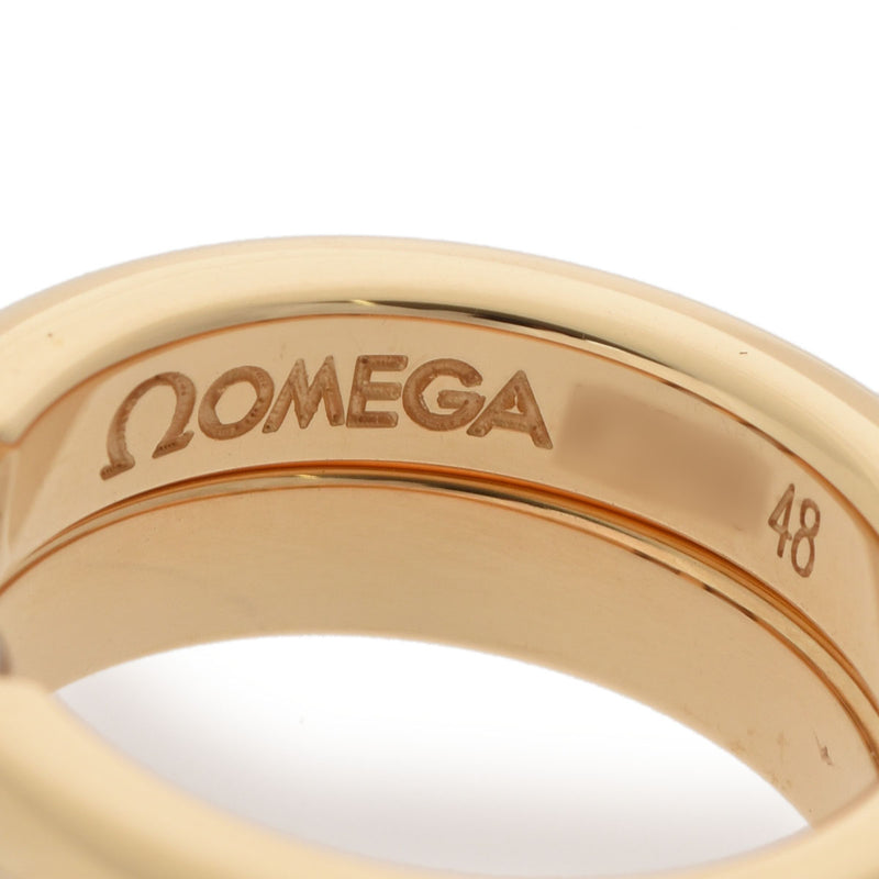 OMEGA オメガ コンステレーションリング ダイヤ 7.5号 レディース K18YG/WG リング・指輪 Aランク 中古 銀蔵