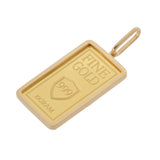 no brand ノーブランド 10Gバープレーン枠 14.0g ユニセックス K24イエローゴールド K18イエローゴールド ペンダントトップ 新品 銀蔵