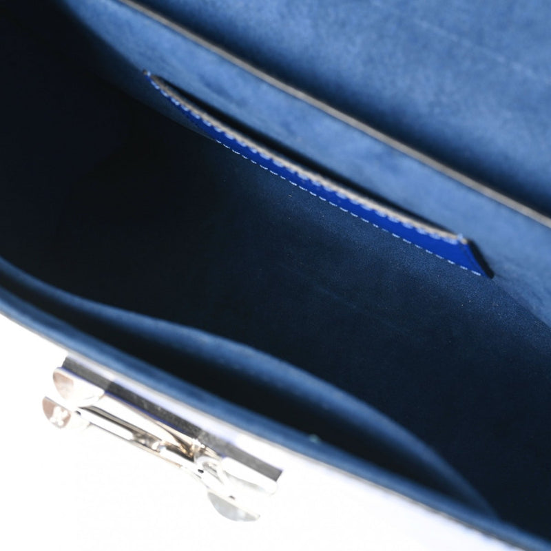 LOUIS VUITTON ルイヴィトン エピ ツイスト MM フラミンゴ ブルー レディース エピレザー ショルダーバッグ Aランク 中古 銀蔵