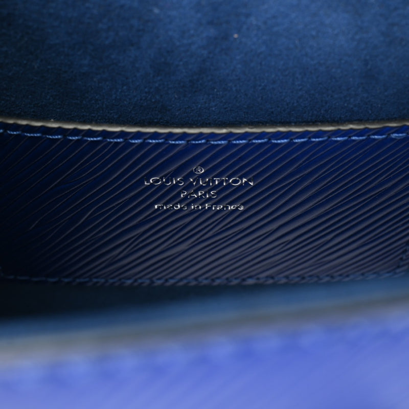 LOUIS VUITTON ルイヴィトン エピ ツイスト MM フラミンゴ ブルー レディース エピレザー ショルダーバッグ Aランク 中古 銀蔵