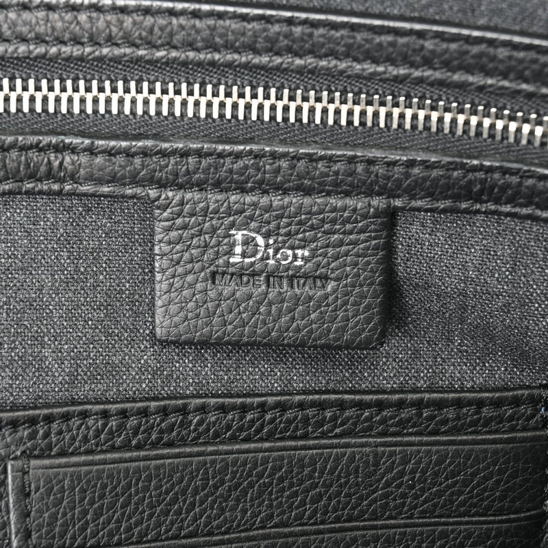 DIOR HOMME ディオール・オム ブラック - メンズ レザー クラッチバッグ Aランク 中古 銀蔵