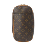 LOUIS VUITTON ルイヴィトン モノグラム ポシェットガンジュ ブラウン M51870 メンズ モノグラムキャンバス ボディバッグ Bランク 中古 銀蔵