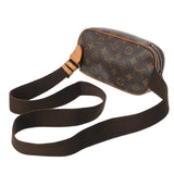 LOUIS VUITTON ルイヴィトン モノグラム ポシェットガンジュ ブラウン M51870 メンズ モノグラムキャンバス ボディバッグ Bランク 中古 銀蔵