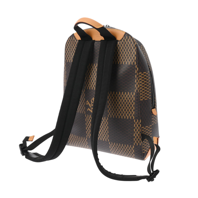 LOUIS VUITTON ルイヴィトン ダミエ ジャイアント バックパック NIGOコラボ ブラウン N40380 メンズ ダミエキャンバス リュック・デイパック Aランク 中古 銀蔵