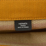 HERMES エルメス サックアリーヌ MM ロカバール ジョーヌ/オレンジ/マリン Z刻印(2021年頃) レディース トワルシェブロン スイフト ショルダーバッグ Aランク 中古 銀蔵