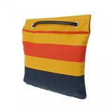 HERMES エルメス サックアリーヌ MM ロカバール ジョーヌ/オレンジ/マリン Z刻印(2021年頃) レディース トワルシェブロン スイフト ショルダーバッグ Aランク 中古 銀蔵