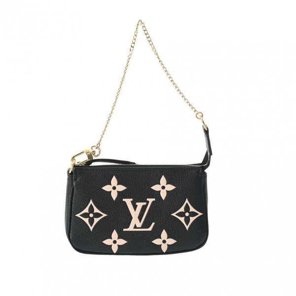 LOUIS VUITTON ルイヴィトン モノグラムアンプラント ミニポシェット アクセソワール ノワール M80732 レディース レザー コインケース 未使用 銀蔵