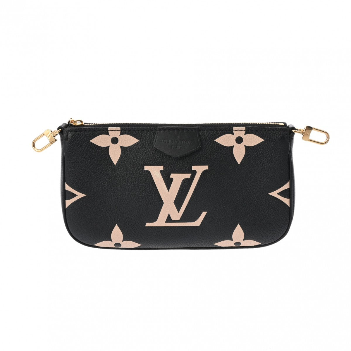 LOUIS VUITTON ルイヴィトン モノグラムアンプラント アンプラント ミュルティ ポシェット アクセソワール ブラック/ベージュ M45777 レディース レザー ショルダーバッグ 新同 中古  人気・おすすめ｜省スペース設計・旅行向けにおすすめ 公式 プライバシー配送 今だけ特典付き