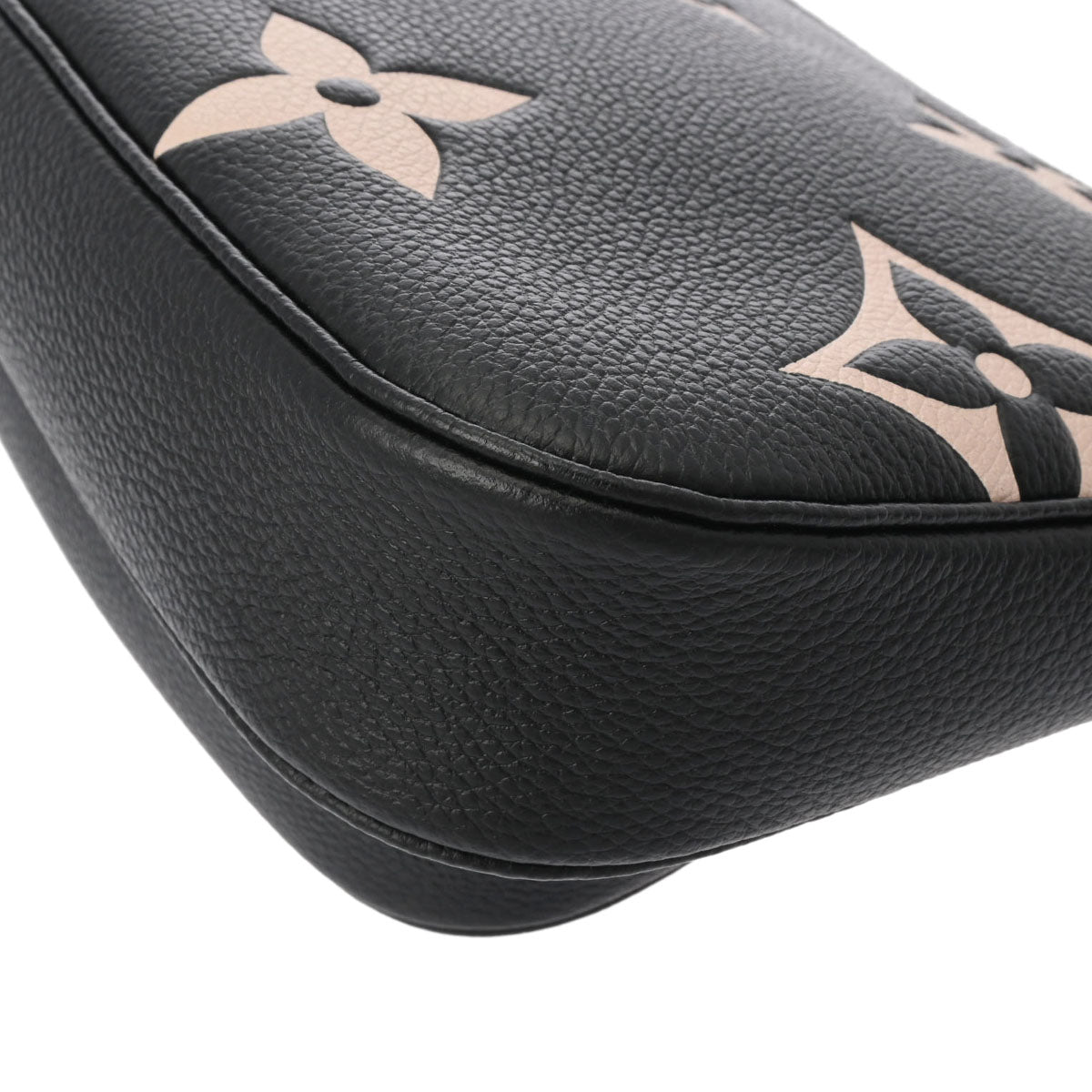 LOUIS VUITTON ルイヴィトン モノグラムアンプラント アンプラント ミュルティ ポシェット アクセソワール ブラック/ベージュ M45777 レディース レザー ショルダーバッグ 新同 中古  人気・おすすめ｜省スペース設計・旅行向けにおすすめ 公式 プライバシー配送 今だけ特典付き