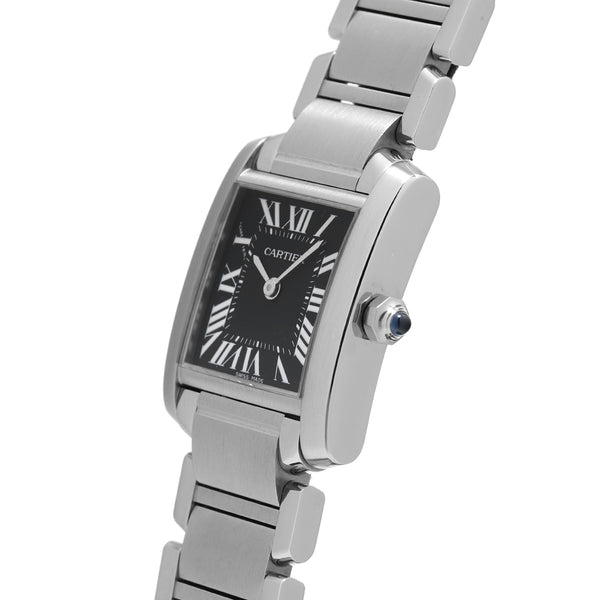 CARTIER カルティエ タンクフランセーズ SM W51026Q3 レディース SS 腕時計 Aランク 中古 銀蔵