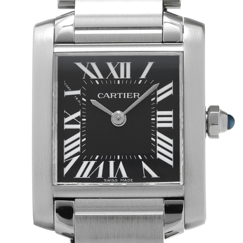 CARTIER カルティエ タンクフランセーズ SM W51026Q3 レディース 腕時計 Aランク 中古 銀蔵