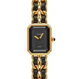 シャネル プルミエール Mサイズ H0001 ブラック レディース 腕時計 クォーツ 中古 銀蔵