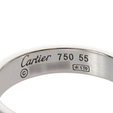 CARTIER カルティエ ミニラブリング #55 15号 レディース K18ホワイトゴールド リング・指輪 Aランク 中古 銀蔵