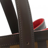 LOUIS VUITTON ルイヴィトン ダミエ ハムステッドMM ブラウン N51204 レディース ダミエキャンバス ハンドバッグ Aランク 中古 銀蔵
