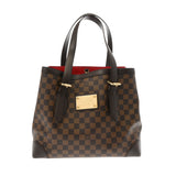 LOUIS VUITTON ルイヴィトン ダミエ ハムステッドMM ブラウン N51204 レディース ダミエキャンバス ハンドバッグ Aランク 中古 銀蔵