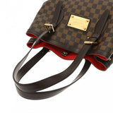 LOUIS VUITTON ルイヴィトン ダミエ ハムステッドMM ブラウン N51204 レディース ダミエキャンバス ハンドバッグ Aランク 中古 銀蔵