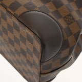 LOUIS VUITTON ルイヴィトン ダミエ ハムステッドMM ブラウン N51204 レディース ダミエキャンバス ハンドバッグ Aランク 中古 銀蔵