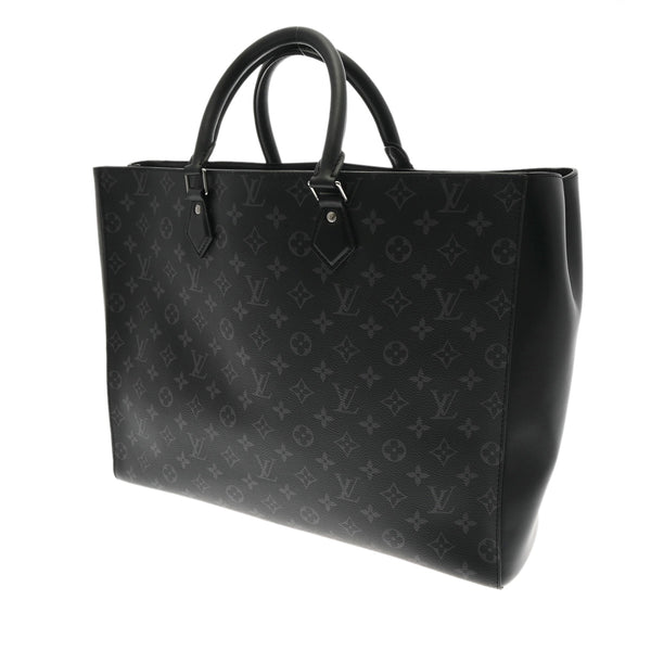 LOUIS VUITTON ルイヴィトン モノグラムエクリプス グランサック 黒/グレー M44733 メンズ モノグラムキャンバス トートバッグ Aランク 中古 銀蔵