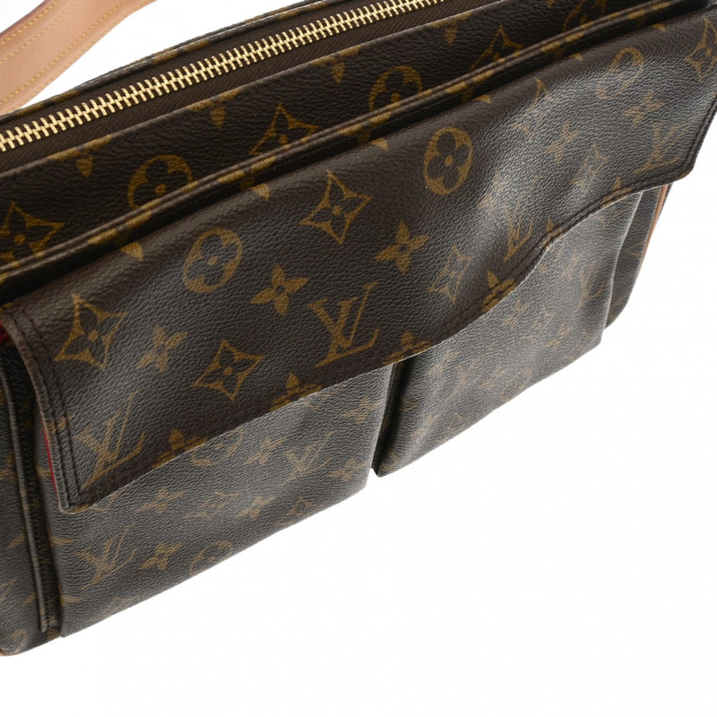 LOUIS VUITTON ルイヴィトン モノグラム ヴィバシテ GM セミショルダー ブラウン M51163 レディース モノグラムキャンバス ハンドバッグ Aランク 中古 銀蔵