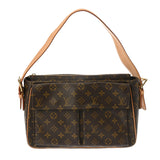 LOUIS VUITTON ルイヴィトン モノグラム ヴィバシテ GM セミショルダー ブラウン M51163 レディース モノグラムキャンバス ハンドバッグ Aランク 中古 銀蔵