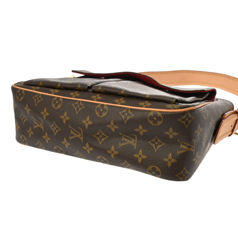 LOUIS VUITTON ルイヴィトン モノグラム ヴィバシテ GM セミショルダー ブラウン M51163 レディース モノグラムキャンバス ハンドバッグ Aランク 中古 銀蔵