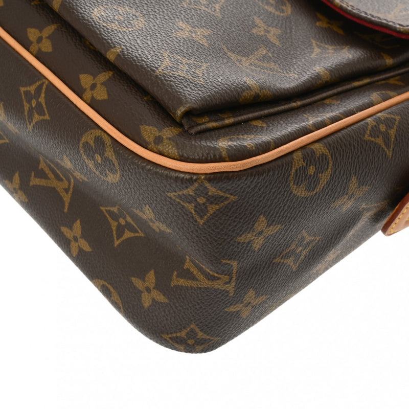 LOUIS VUITTON ルイヴィトン モノグラム ヴィバシテ GM セミショルダー ブラウン M51163 レディース モノグラムキャンバス ハンドバッグ Aランク 中古 銀蔵