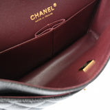 CHANEL シャネル マトラッセ チェーンショルダー 25cm ブラック ゴールド金具 A01112 レディース キャビアスキン ショルダーバッグ 未使用 銀蔵