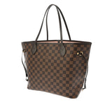 LOUIS VUITTON ルイヴィトン ダミエ ネヴァーフル MM ブラウン ローズバレリーヌ N41603 レディース ダミエキャンバス トートバッグ Aランク 中古 銀蔵