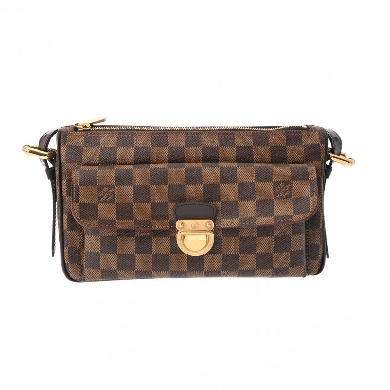 LOUIS VUITTON ルイヴィトン ダミエ ラヴェッロ GM ブラウン N60006 レディース ダミエキャンバス ショルダーバッグ Aランク 中古 銀蔵