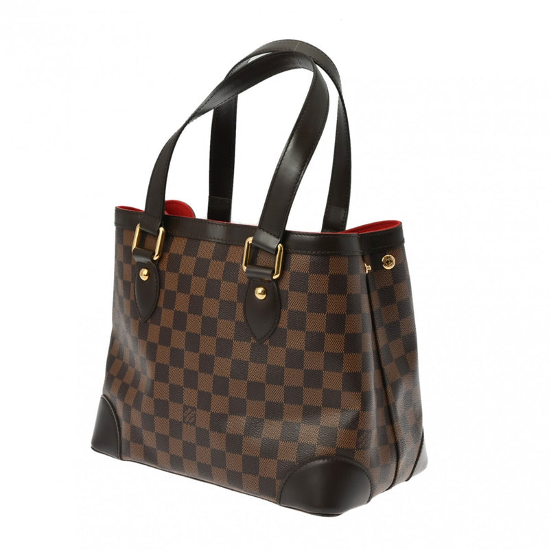 LOUIS VUITTON ルイヴィトン ダミエ ハムステッド PM ブラウン N51205 レディース ダミエキャンバス ハンドバッグ Aランク 中古 銀蔵