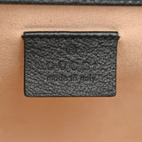 GUCCI グッチ ダイアナ ミニトートバッグ ブラック/イエロー 655661 レディース レザー ハンドバッグ 新同 中古 銀蔵