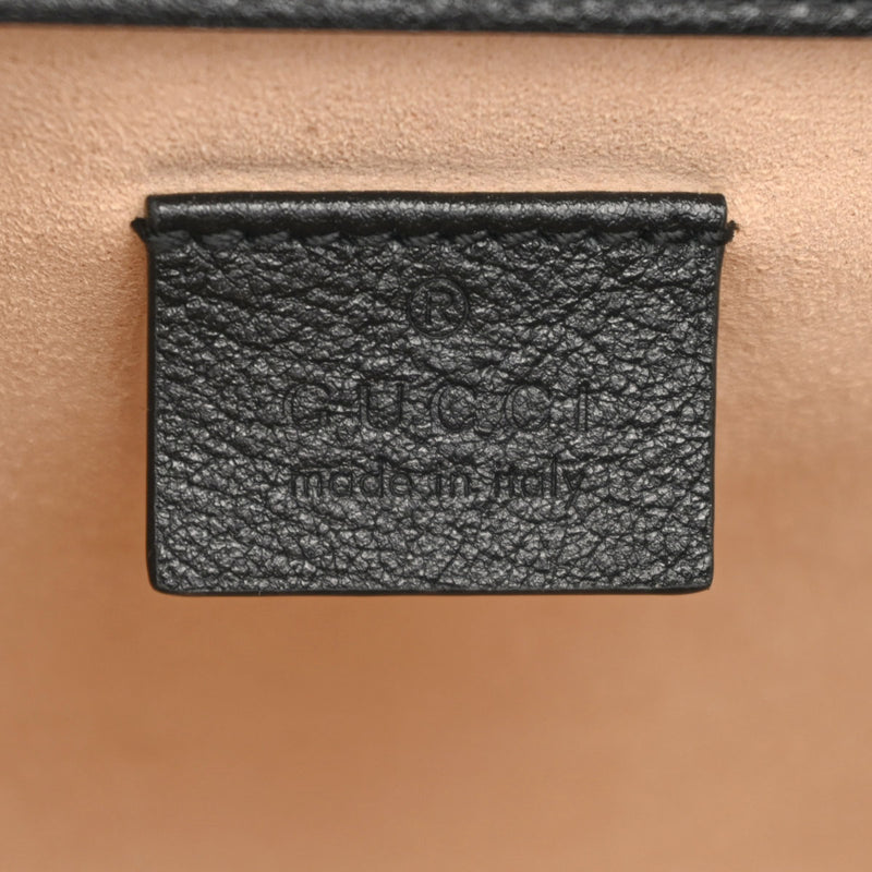 グッチ ダイアナ ミニトートバッグ ブラック/イエロー レディース