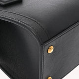 GUCCI グッチ ダイアナ ミニトートバッグ ブラック/イエロー 655661 レディース レザー ハンドバッグ 新同 中古 銀蔵