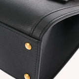 GUCCI グッチ ダイアナ ミニトートバッグ ブラック/イエロー 655661 レディース レザー ハンドバッグ 新同 中古 銀蔵