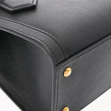 GUCCI グッチ ダイアナ ミニトートバッグ ブラック/イエロー 655661 レディース レザー ハンドバッグ 新同 中古 銀蔵